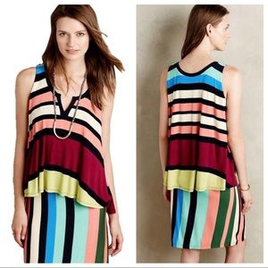 Anthropologie Maeve Layered Davina Dress